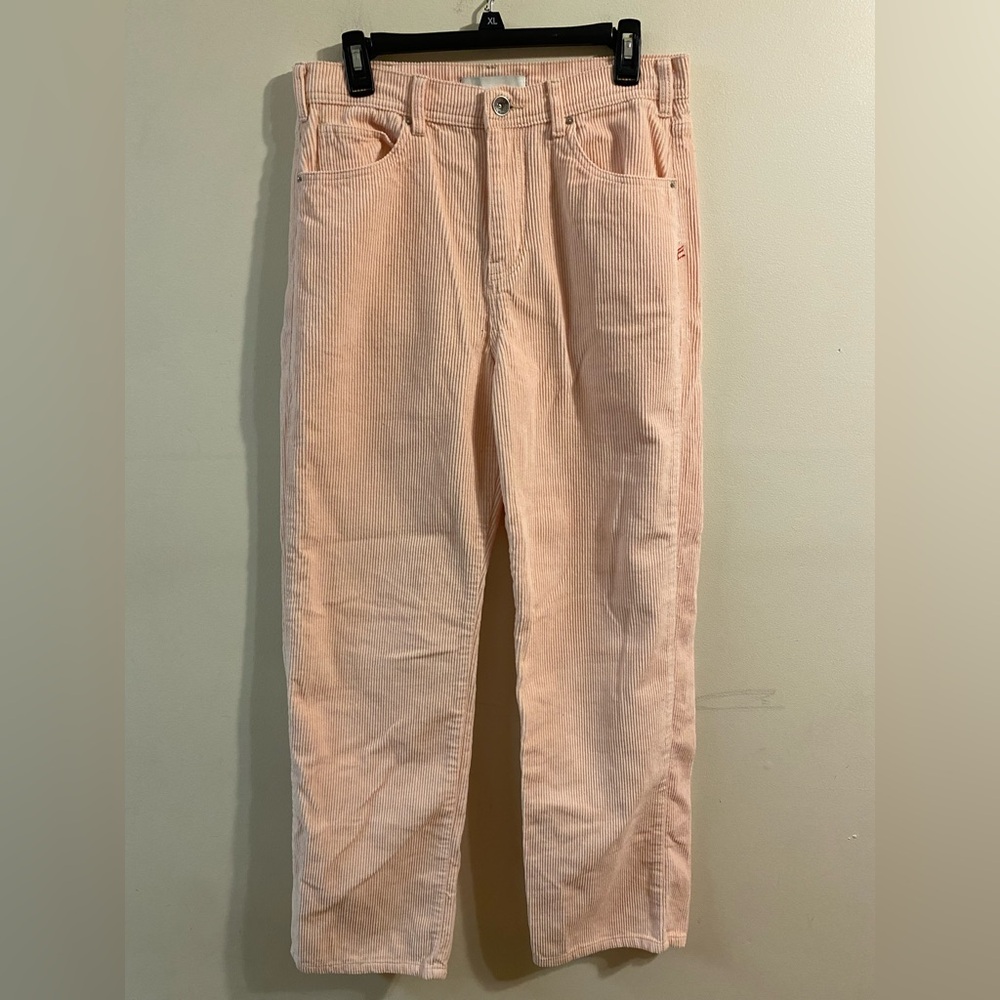 BDG Urban Outfitters Peach Coral Straight Leg Corduroys 30 Waist 31” Inseam